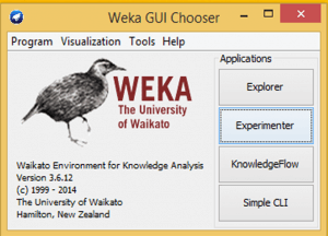 GUI of Weka