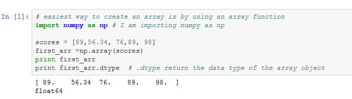 How to import Numpy using Ipythona